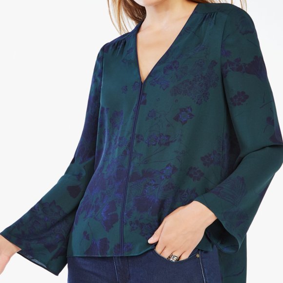 BCBGMaxAzria Tops - BCBGMAXAZARIA Katara Floral Print Top S